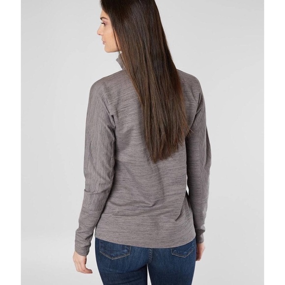 LIV Outdoor Gray Sunny Quarter Snap Pullover S - Picture 2 of 8